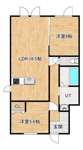 PURE MARINE IX（102） 間取り図画像