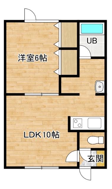 アイリス（201） 間取り図画像