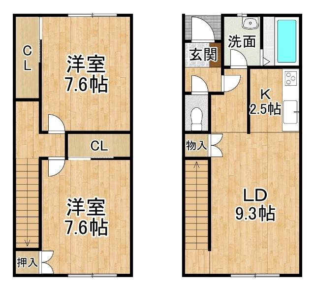 ルシアス③（A） 間取り図画像