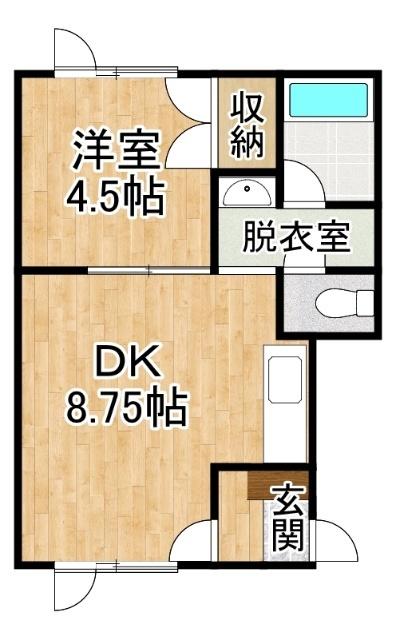 ノースデュオ（103） 間取り図画像