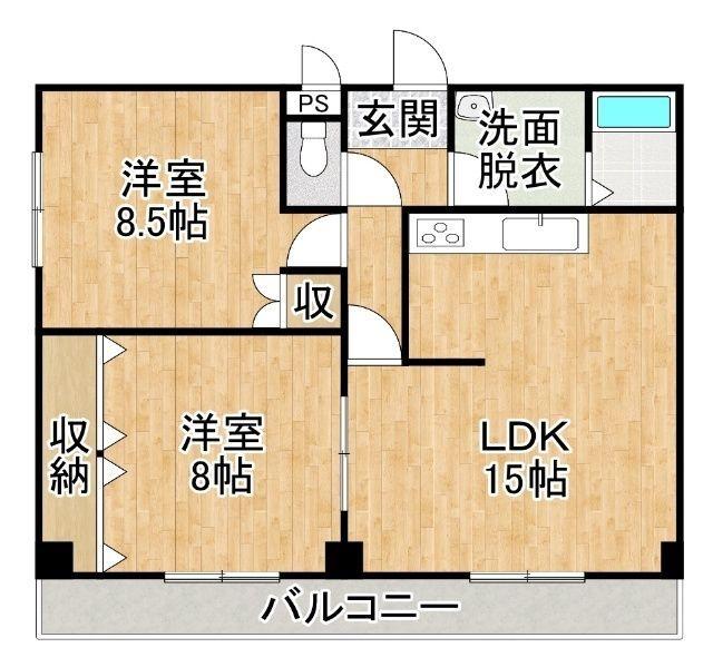 シャルム壱番館（506） 間取り図画像