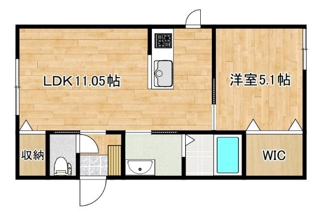 （仮）春光3-8新築（101） 間取り図画像
