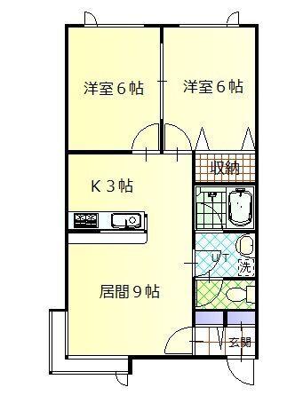 アヴォンリー（102） 間取り図画像