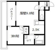 フロスティムーン A（102） 間取り図画像