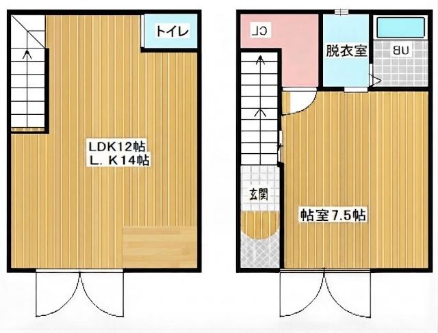 サンセール（E） 間取り図画像