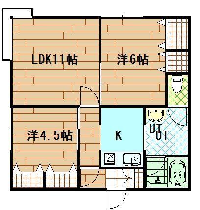 フローラA（102） 間取り図画像