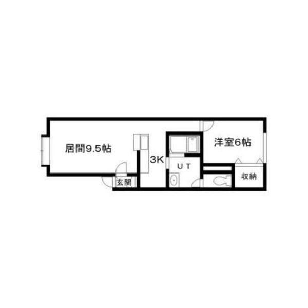 メゾン・ド・サクラ（203） 間取り図画像