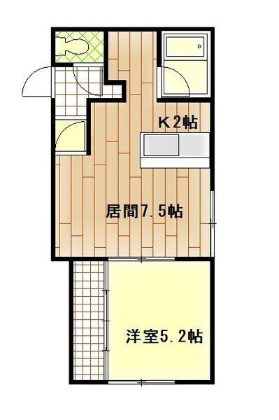 メモリアル東光（105） 間取り図画像
