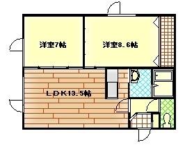 さくらMS Ⅱ（201） 間取り図画像
