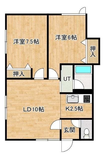 神楽レジデンス（203） 間取り図画像