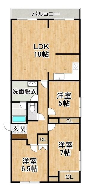 NCウイング5（701） 間取り図画像