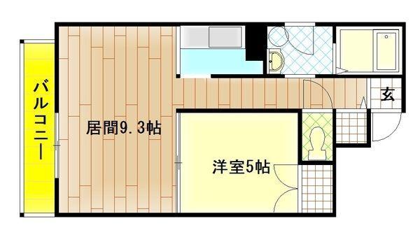 UN ESPACE 4条邸（501） 間取り図画像
