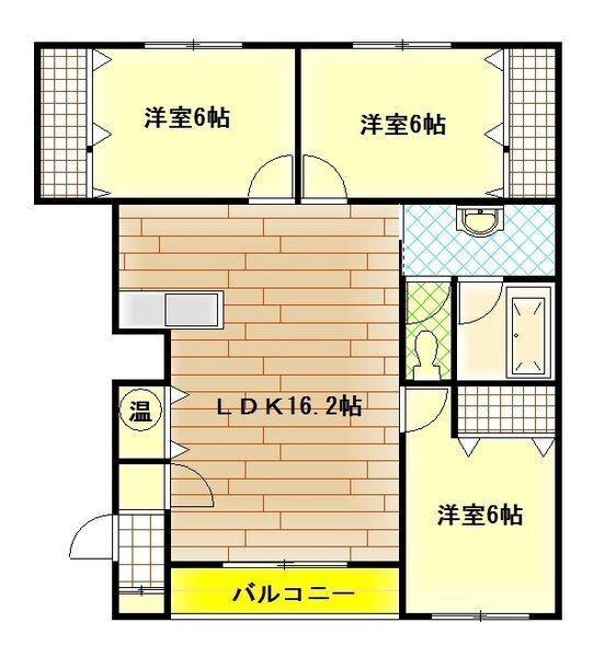 エスパシオ6･19（102） 間取り図画像