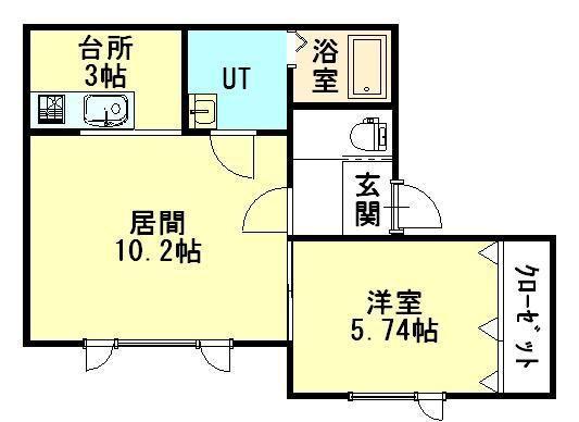 ウッド・ベルASAHIMACH（103） 間取り図画像