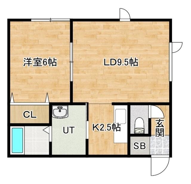 セジュール（101） 間取り図画像