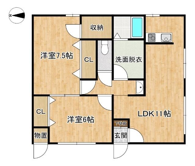  間取り図写真