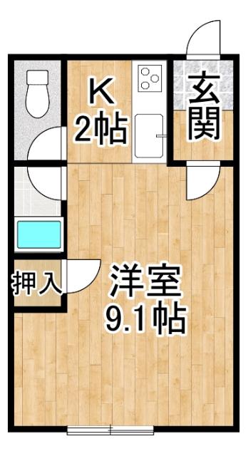 アルマーニtwo（アルマーニツー）（105） 間取り図画像