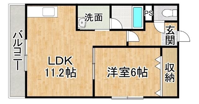 アドレス93（302） 間取り図画像