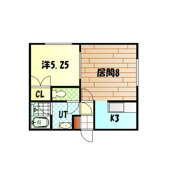 ABEハイツ（102） 間取り図画像
