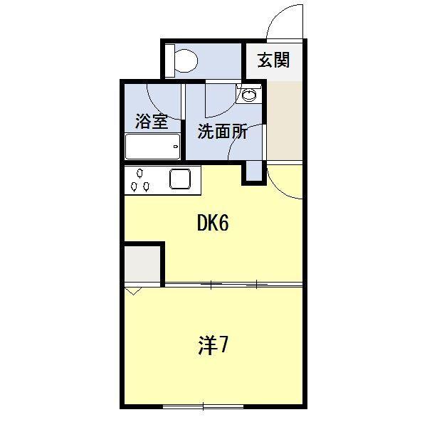 コーポYSD 間取り図画像