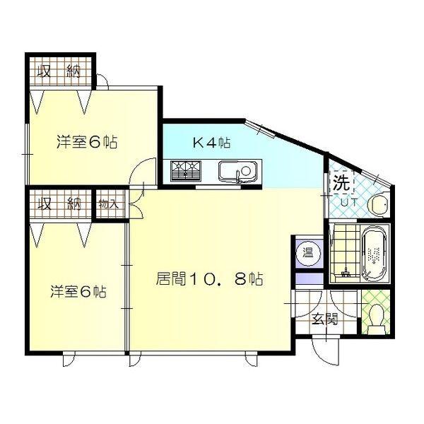 CONCORDE B（緑町）（101） 間取り図画像