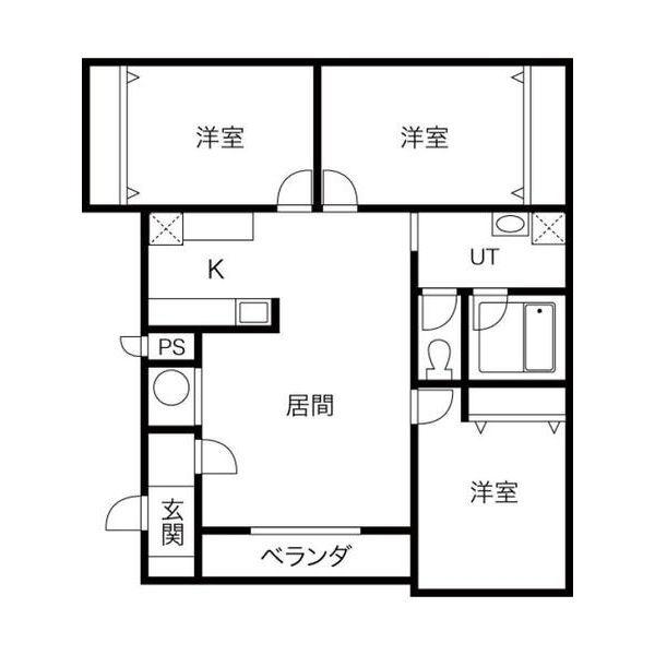 エスパシオ6･19（302） 間取り図画像