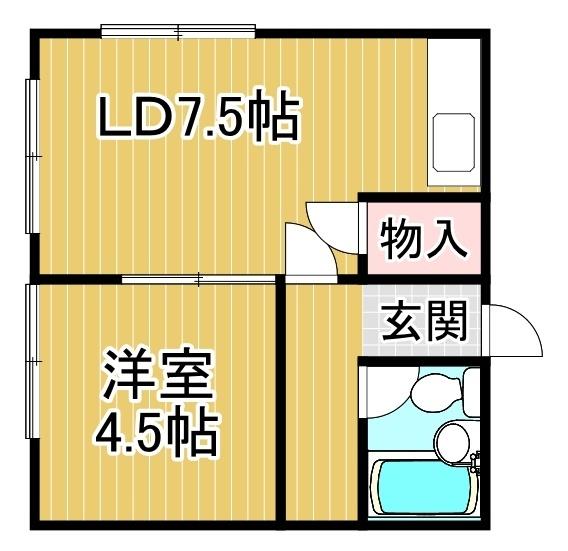 ニューコーポ231（2） 間取り図画像