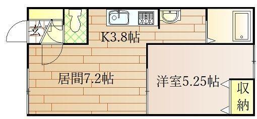 スプリングエンジェルⅡ（205） 間取り図画像