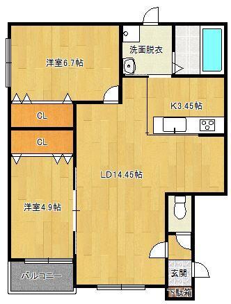  間取り図写真