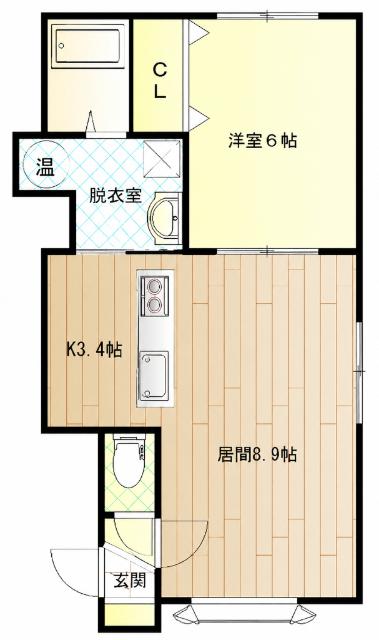 Venus court Ⅲ（B） 間取り図画像