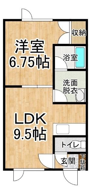 コーポクラーク 間取り図画像