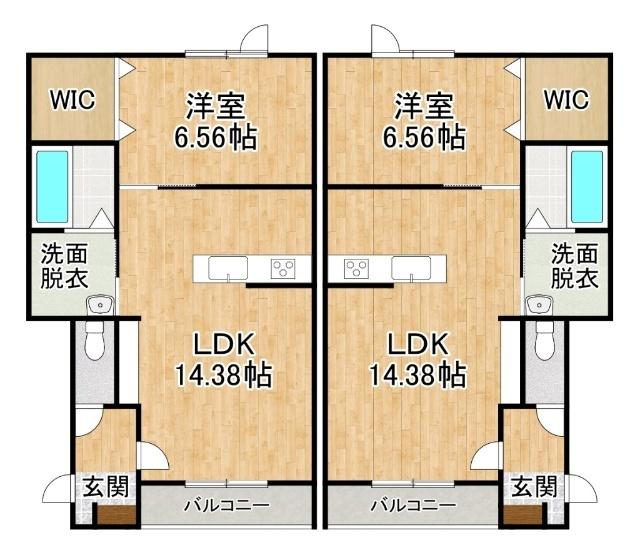  間取り図写真
