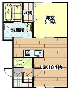 ＬＡＮＡ　A棟（102） 間取り図画像