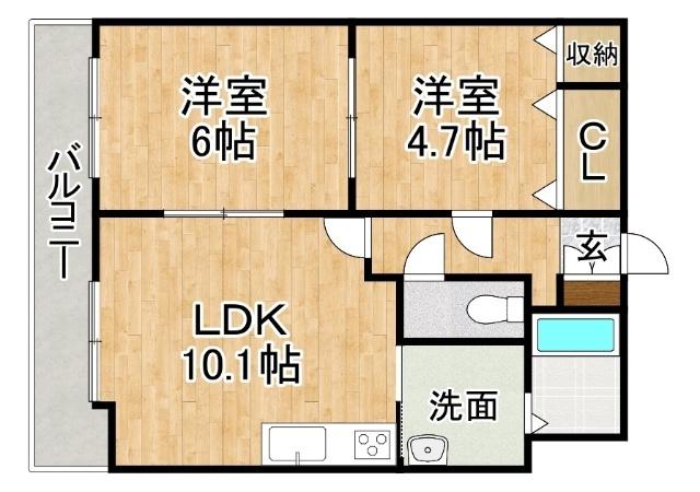  間取り図写真