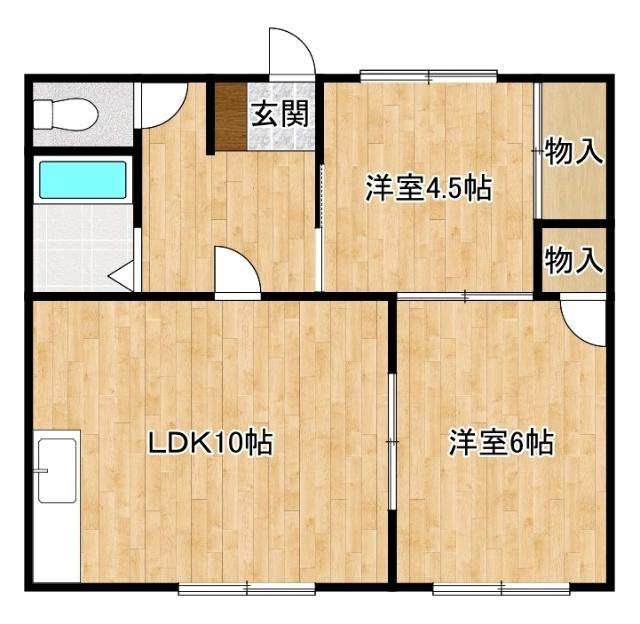 あづまハイツ（6） 間取り図画像