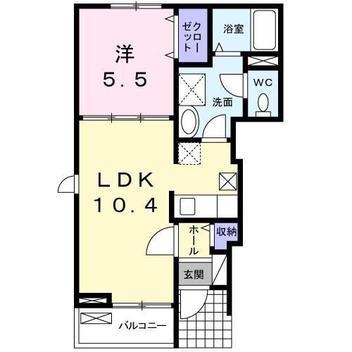 エーデルワイス（101） 間取り図画像