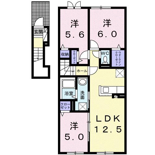 トアリス（201） 間取り図画像