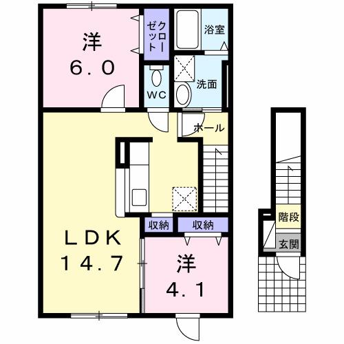 カサ・ミラ（201） 間取り図画像