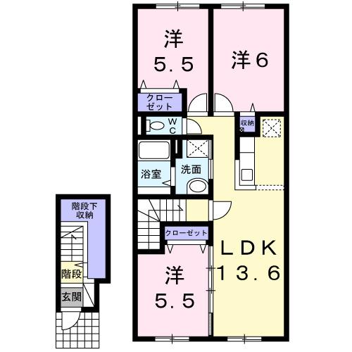 Ｈｏｒｓｅｓｈｏｅ．１０．１１（203） 間取り図画像