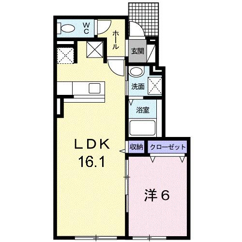 リヴィエールⅢ（103） 間取り図画像