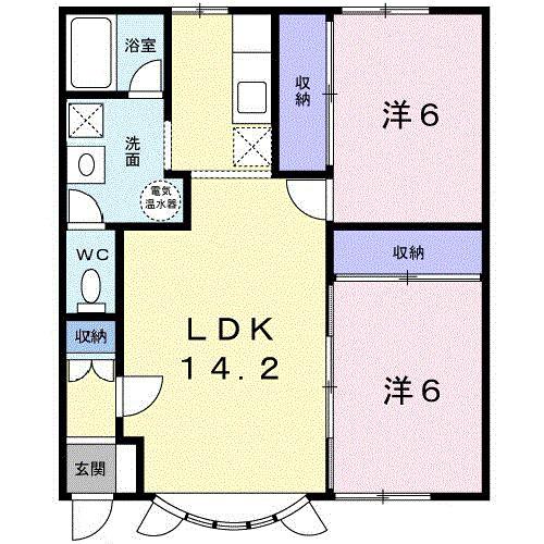 ＰＡＲＫ喜多川Ａ（202） 間取り図画像