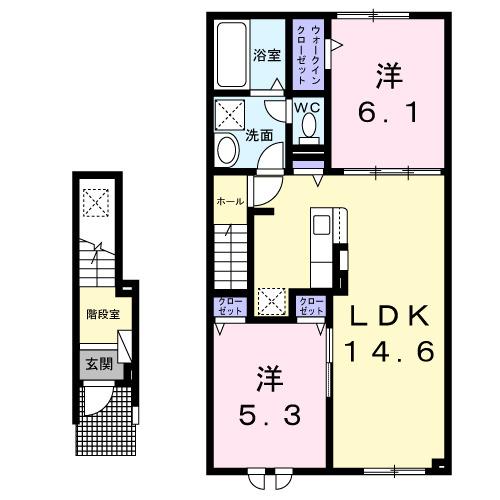 パークハイツモア（202） 間取り図画像