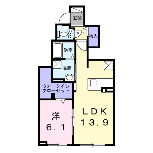ソナーレⅡ（101） 間取り図画像