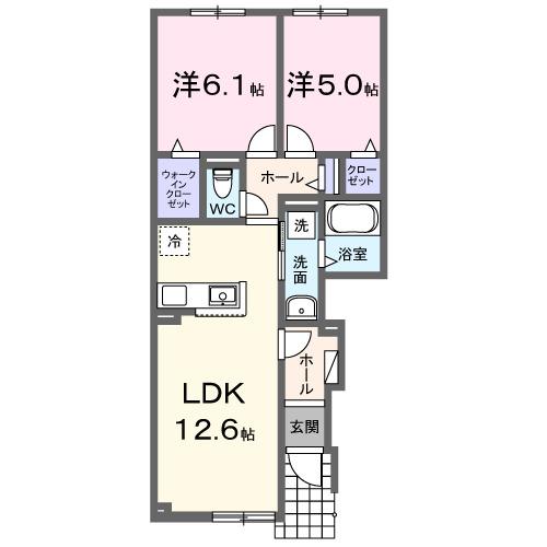 ココル（101） 間取り図画像