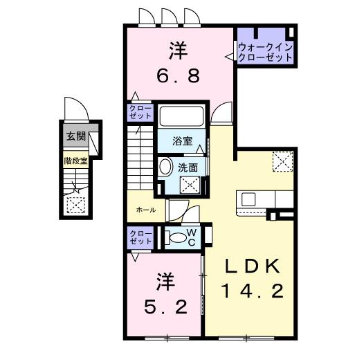 ソナーレⅡ（203） 間取り図画像