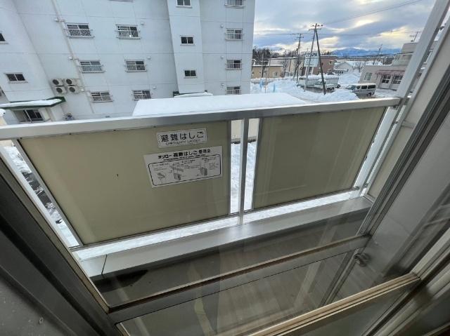 ビレッジハウス帯広2号棟（407） バルコニー