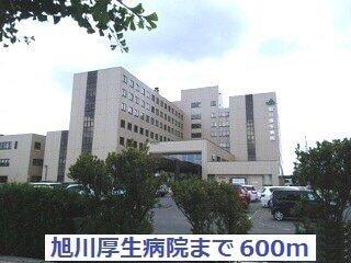 旭川厚生病院：600m