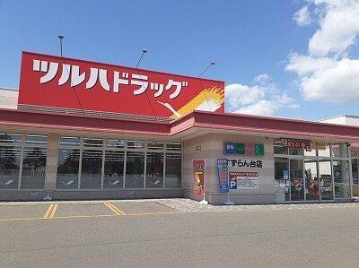 ツルハドラッグすずらん店：900m
