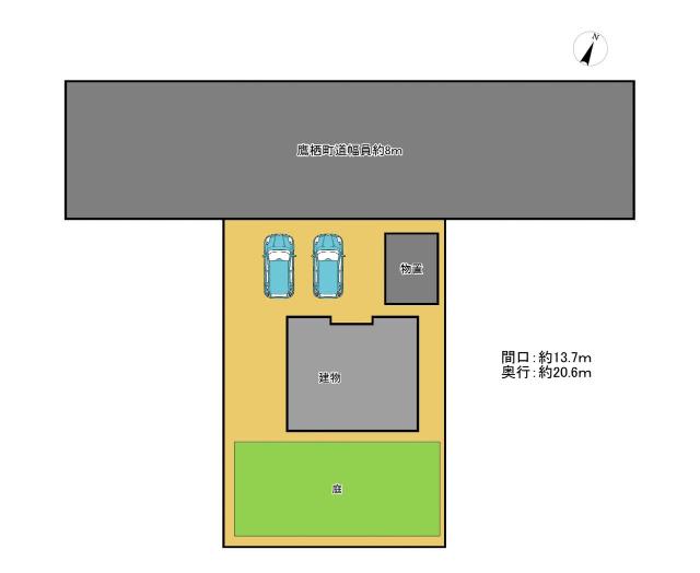 上川郡鷹栖町北野東4条2丁目　戸建て 駐車場