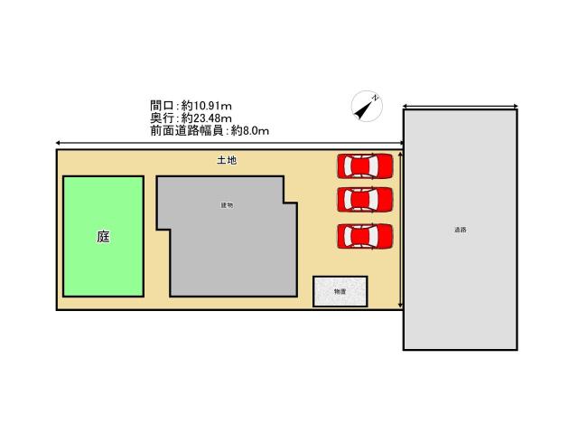永山8条19丁目　戸建て 駐車場